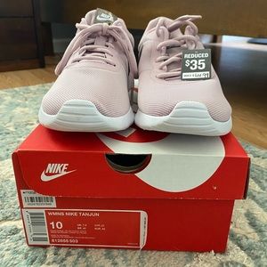 Holographic, Pastel Pink Nike Tanjun Shoes